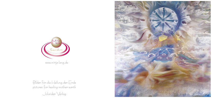 Bildtitel: „04.Heiliger Antonius“ Kunstdruck als Geschenkkarte auf hochwertigem Papierkarton aus der Bilderserie „108 Lichtperlen“ von Mirja Lang