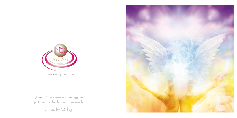 Bildtitel: „108.Engel des Erfolgs“ Kunstdruck als Geschenkkarte auf hochwertigem Papierkarton aus der Bilderserie „108 Lichtperlen“ von Mirja Lang
