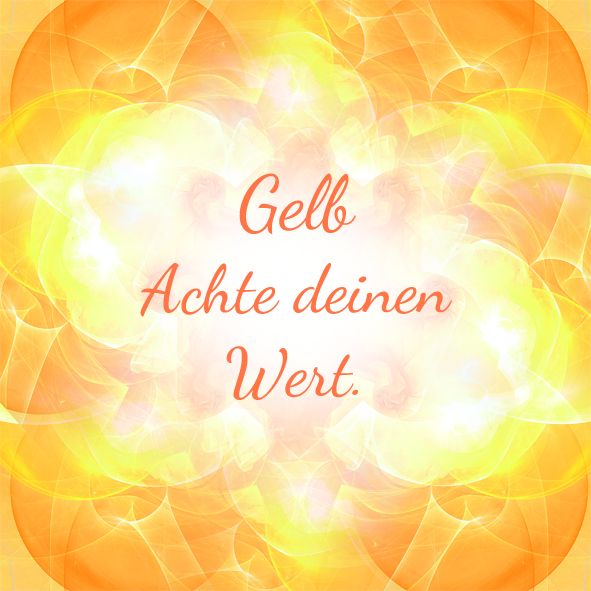 Auraspray „Gelb – Achte deinen Wert“